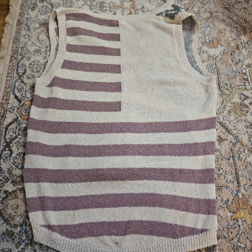 POL Patriotic Americana Lightweight Knit Flag Sweater Med - Picture 11 of 11